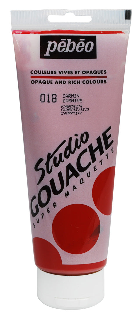 Pebeo Studio Gouache 220ml Carmine