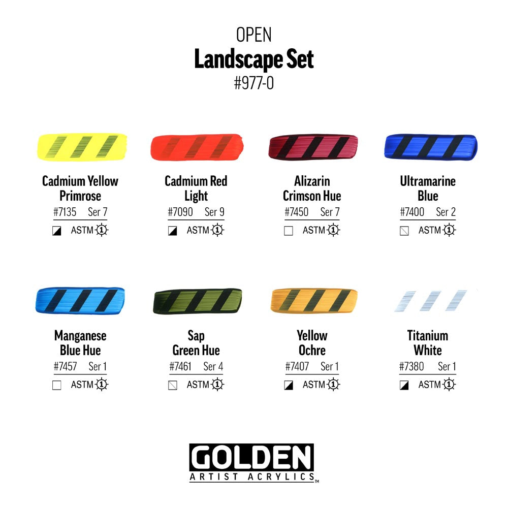 Golden Open Landscape Set 9