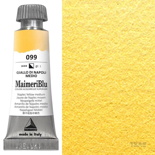 Maimeri Blu Watercolour 12ml Series 1 Naples Yellow Medium 099