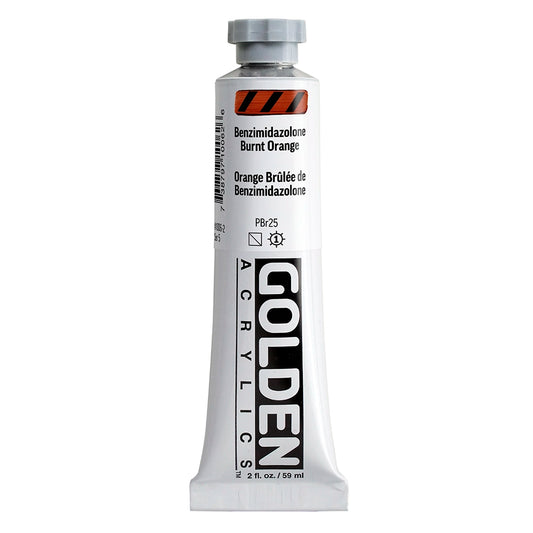 Golden Heavy Body Acrylic 59ml Benzimidazolone Burnt Orange