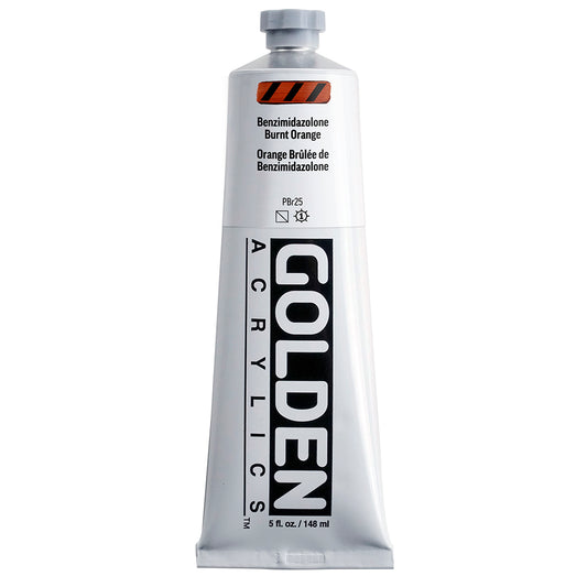 Golden Heavy Body Acrylic 148ml Benzimidazolone Burnt Orange