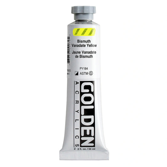 Golden Heavy Body Acrylic 59ml Bismuth Vanadate Yellow