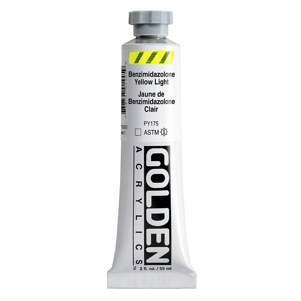 Golden Heavy Body Acrylic 59ml Benzimidazolone Yellow Light