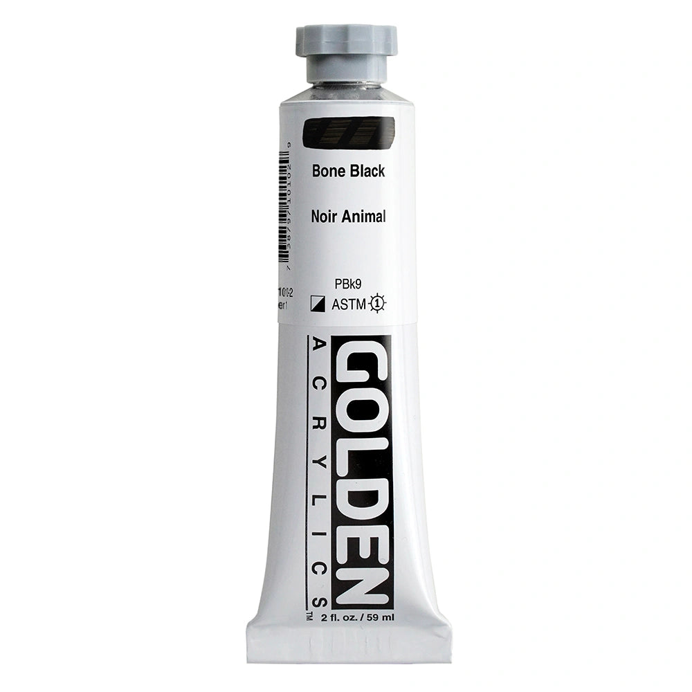 Golden Heavy Body Acrylic 59ml Bone Black