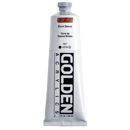 Golden Heavy Body Acrylic 148ml Burnt Sienna