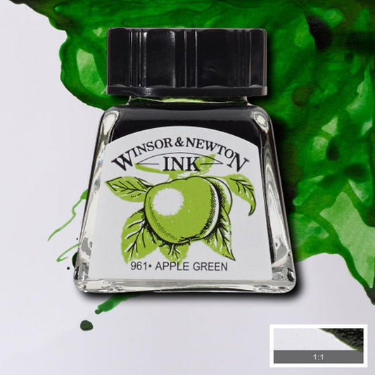 Winsor & Newton Drawing Ink 14ml Apple Green