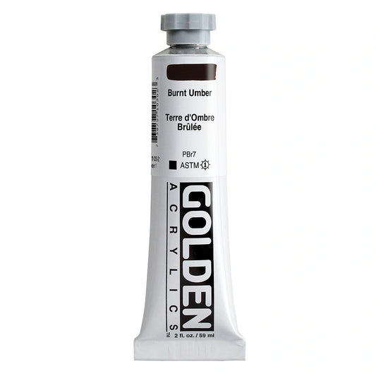 Golden Heavy Body Acrylic 59ml Burnt Umber