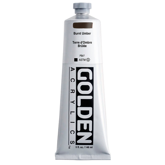 Golden Heavy Body Acrylic 148ml Burnt Umber