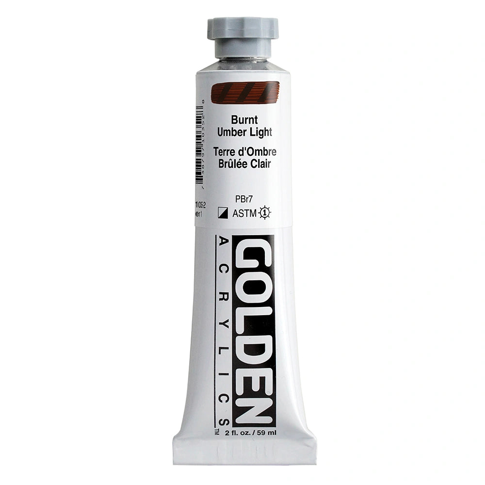 Golden Heavy Body Acrylic 59ml Burnt Umber Light