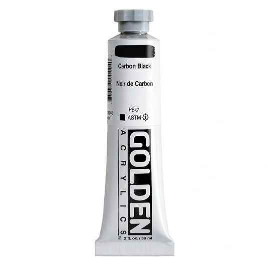 Golden Heavy Body Acrylic 59ml Carbon Black