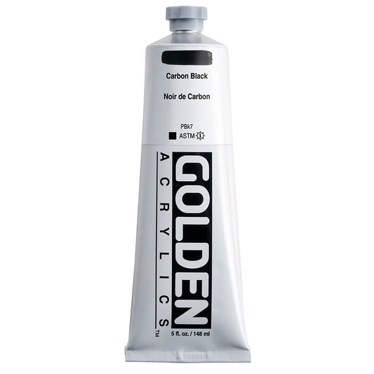 Golden Heavy Body Acrylic 148ml Carbon Black