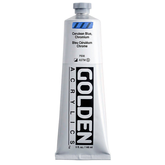 Golden Heavy Body Acrylic 148ml Cerulean Blue Chromium