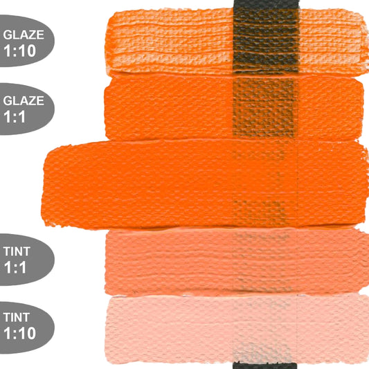 Golden Heavy Body Acrylic 148ml Cadmium Orange