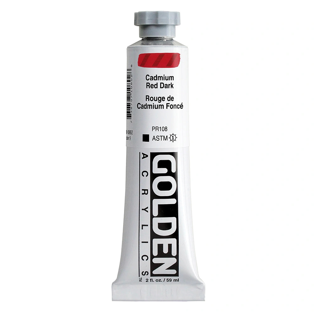 Golden Heavy Body Acrylic 59ml Cadmium Red Dark