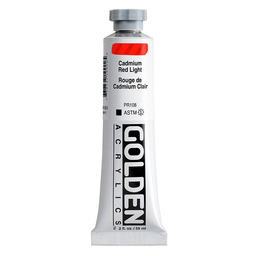 Golden Heavy Body Acrylic 59ml C.P. Cadmium Red Light