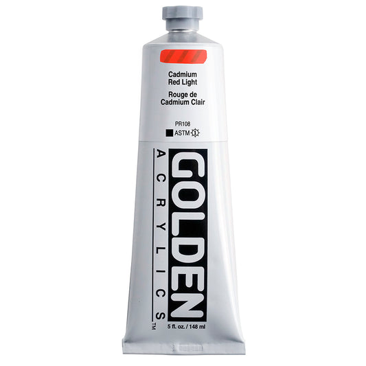 Golden Heavy Body Acrylic 148ml Cadmium Red Light