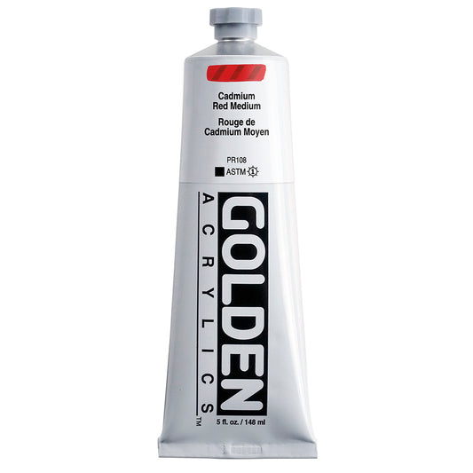 Golden Heavy Body Acrylic 148ml Cadmium Red Medium