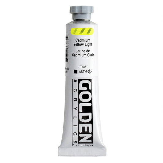 Golden Heavy Body Acrylic 59ml Cadmium Yellow Light