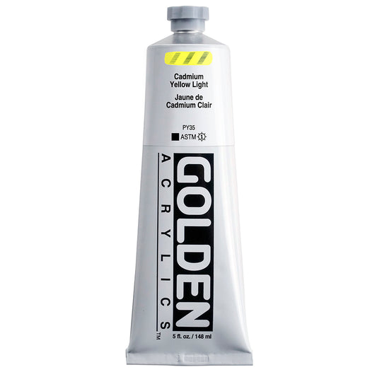 Golden Heavy Body Acrylic 148ml Cadmium Yellow Light