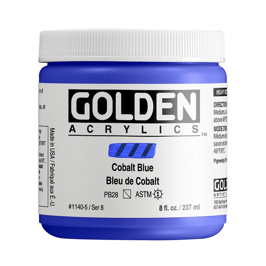 Golden Heavy Body Acrylic 237ml Cobalt Blue