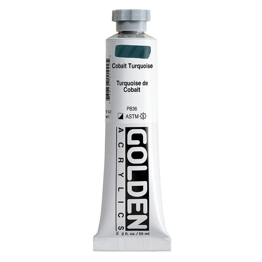 Golden Heavy Body Acrylic 59ml Cobalt Turquois