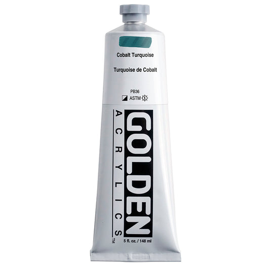 Golden Heavy Body Acrylic 148ml Cobalt Turquoise