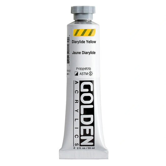 Golden Heavy Body Acrylic 59ml Diarylide Yellow