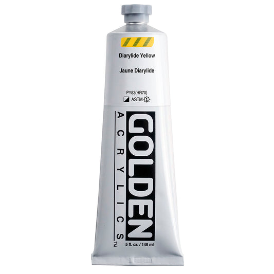 Golden Heavy Body Acrylic 148ml Diarylide Yellow