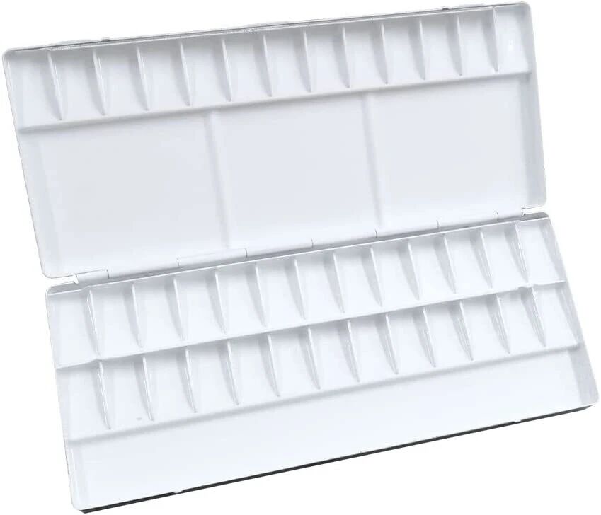 Holbein Metal Palette 39 Well 20x8.5x2cm (1130-20)