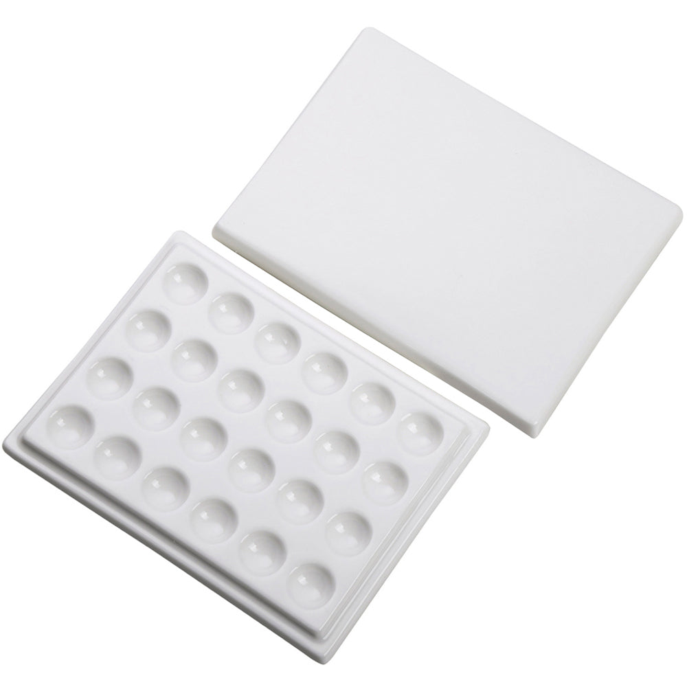 Meeden Porcelain Palette with Lid 6 x 4.5 x 0.8”