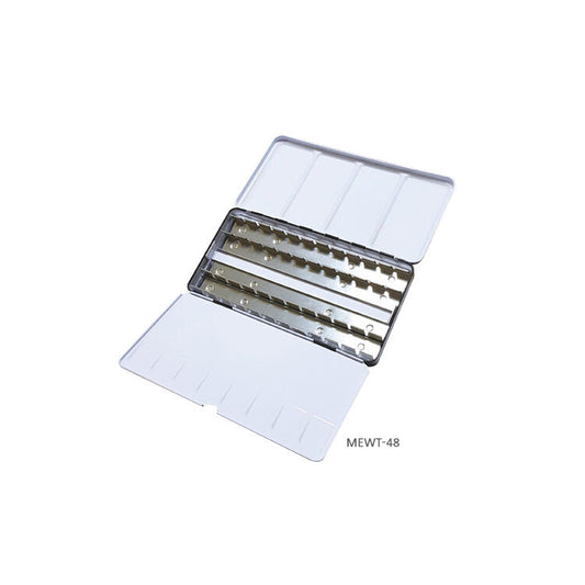 Mungyo Empty Watercolour Tin Case Large Holds 48 Half Pans