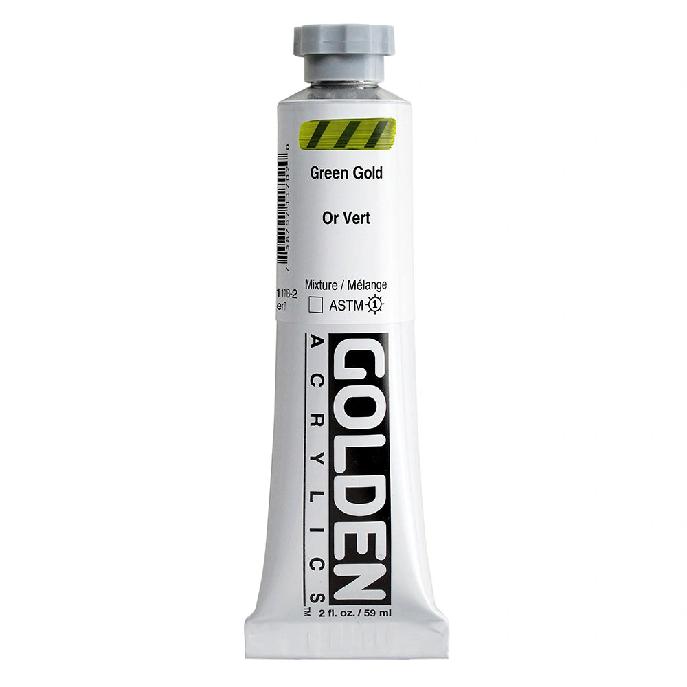 Golden Heavy Body Acrylic 59ml Green Gold