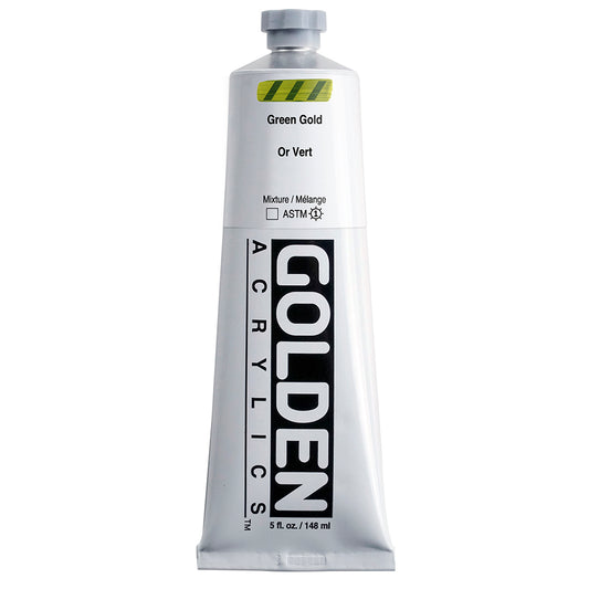 Golden Heavy Body Acrylic 148ml Green Gold