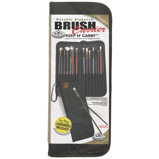 Brush Wallet Long Handle Holds 16 Brushes