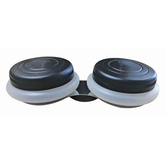 Double Dipper with Plastic Lids 5 x 2 cm