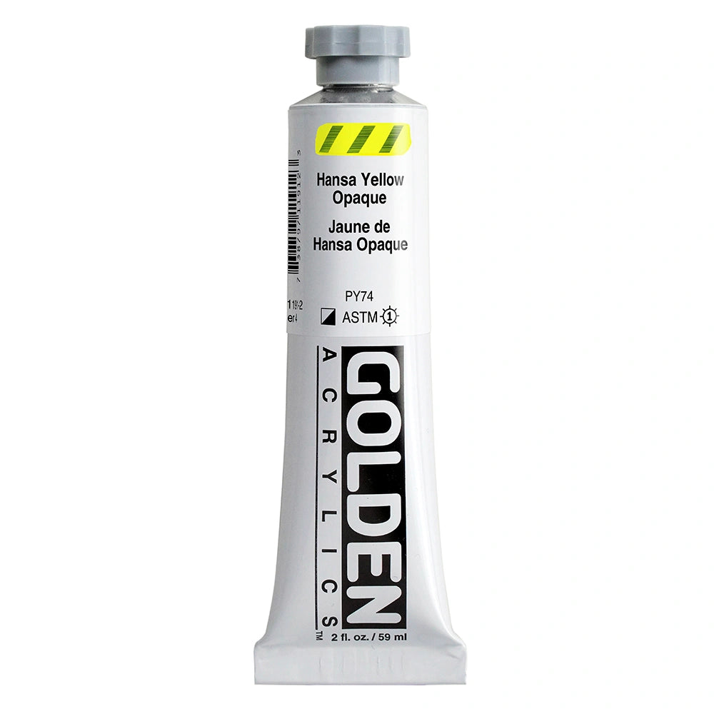 Golden Heavy Body Acrylic 59ml Hansa Yellow Opaque