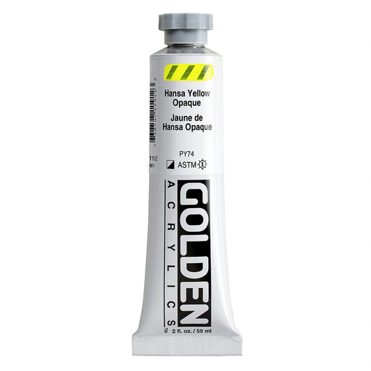 Golden Heavy Body Acrylic 59ml Hansa Yellow Opaque