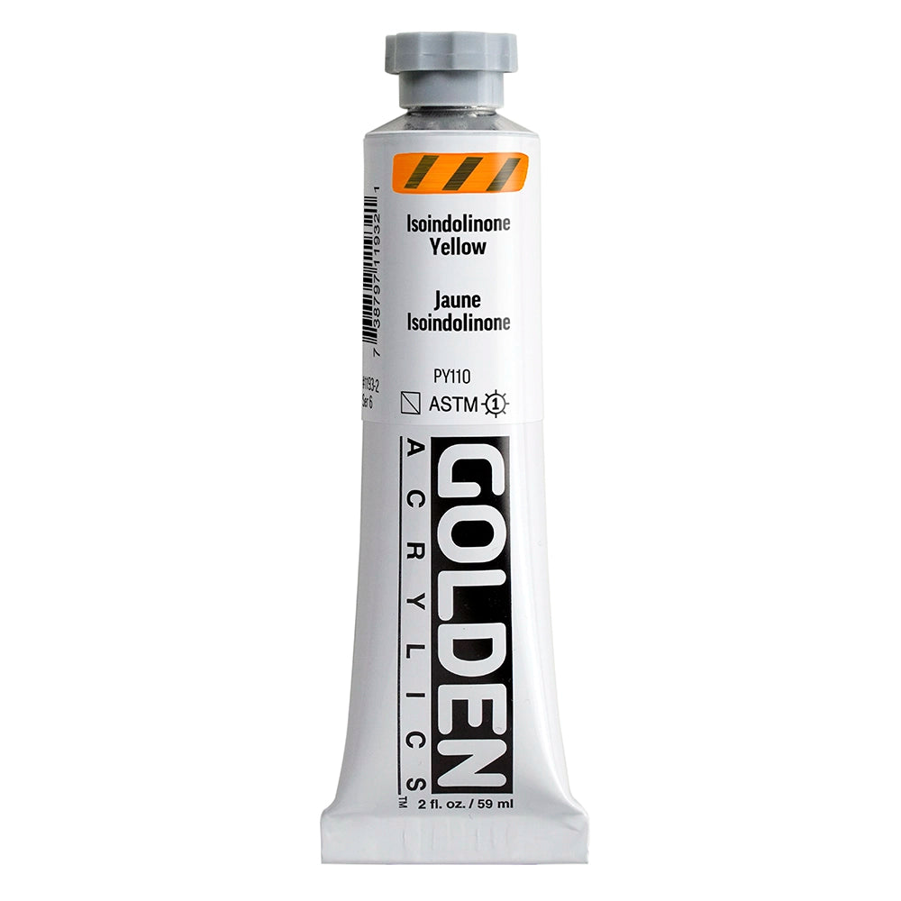 Golden Heavy Body Acrylic 59ml Isoindolinone Yellow