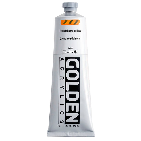 Golden Heavy Body Acrylic 148ml Isoindolinone Yellow