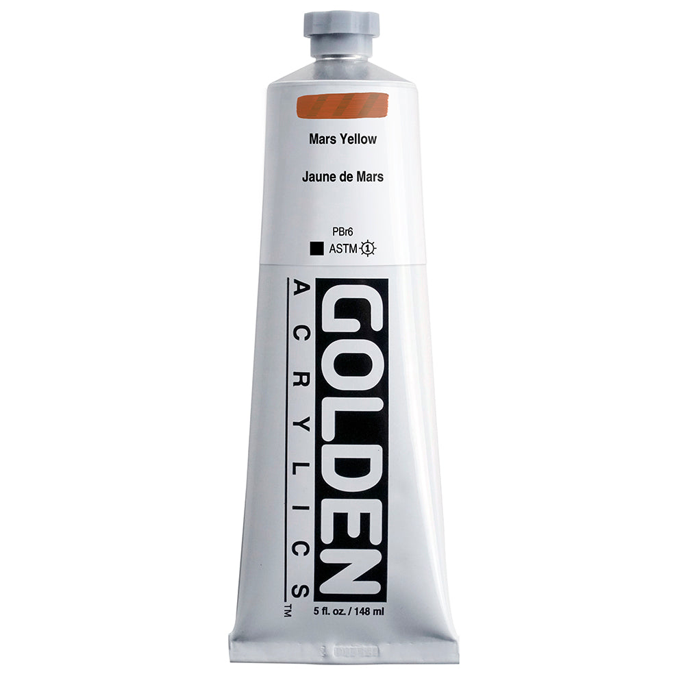 Golden Heavy Body Acrylic 148ml Mars Yellow