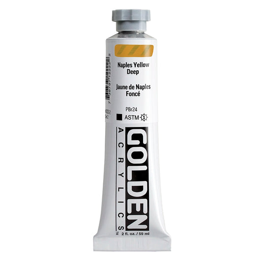 Golden Heavy Body Acrylic 59ml Naples Yellow Deep