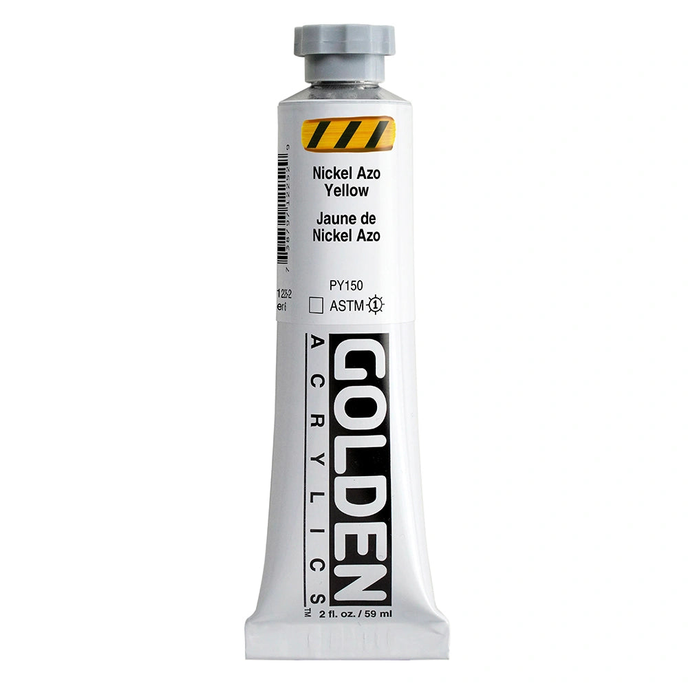 Golden Heavy Body Acrylic 59ml Nickel Azo Yellow