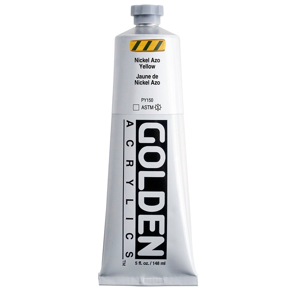 Golden Heavy Body Acrylic 148ml Nickel Azo Yellow