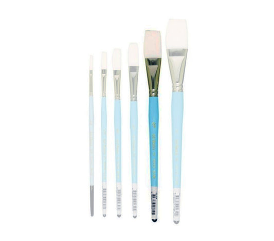 122B Art Basics Series Taklon Long Flat Size 3/4"