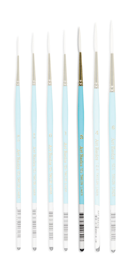 124L Art Basics Series Taklon Liner Size 2