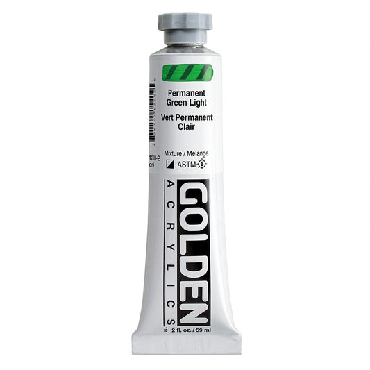 Golden Heavy Body Acrylic 59ml Permanent Green Light