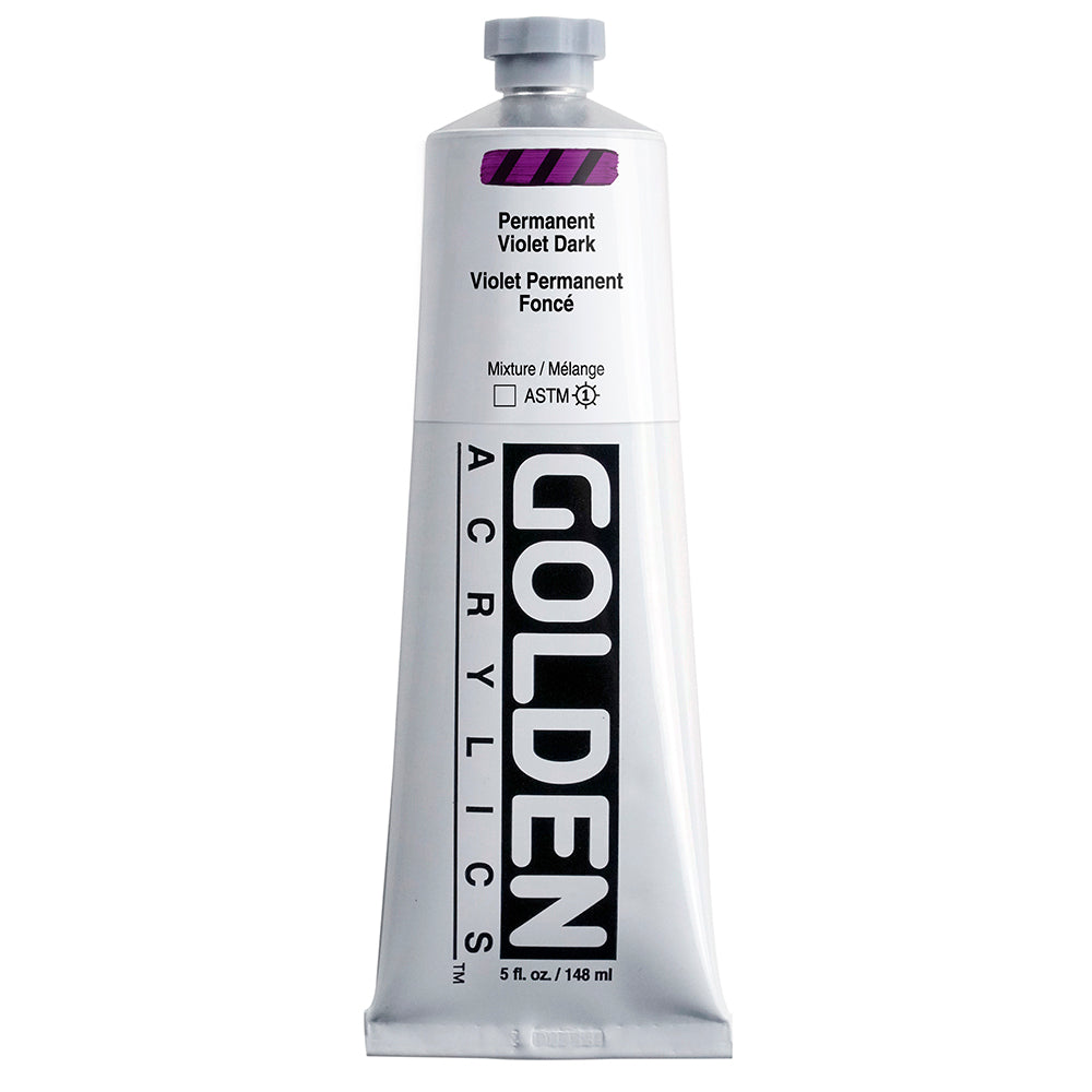 Golden Heavy Body Acrylic 148ml Permanent Violet Dark