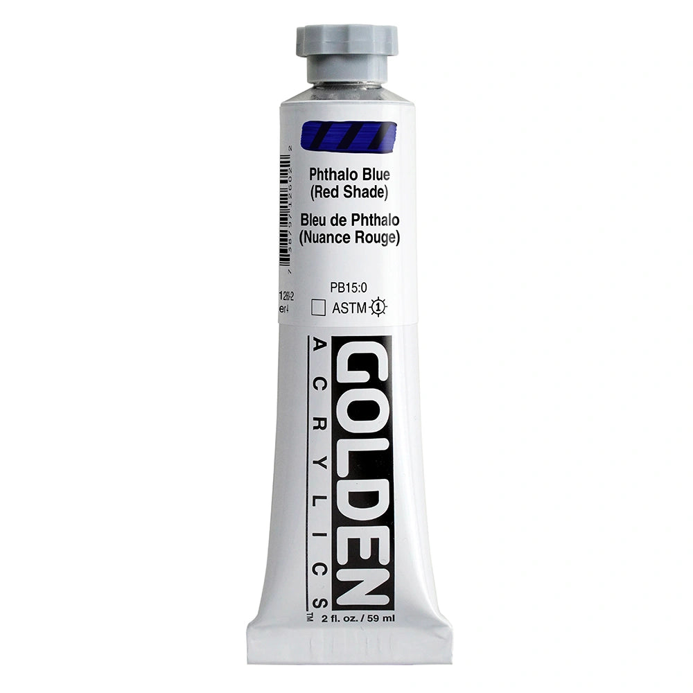 Golden Heavy Body Acrylic 59ml Phthalo Blue Red Shade