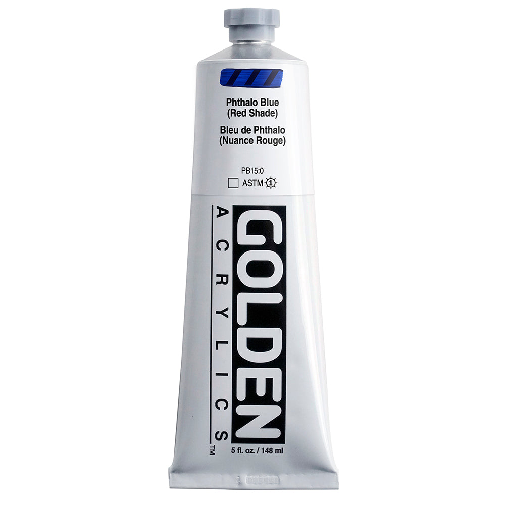 Golden Heavy Body Acrylic 148ml Phthalo Blue (Red Shade)