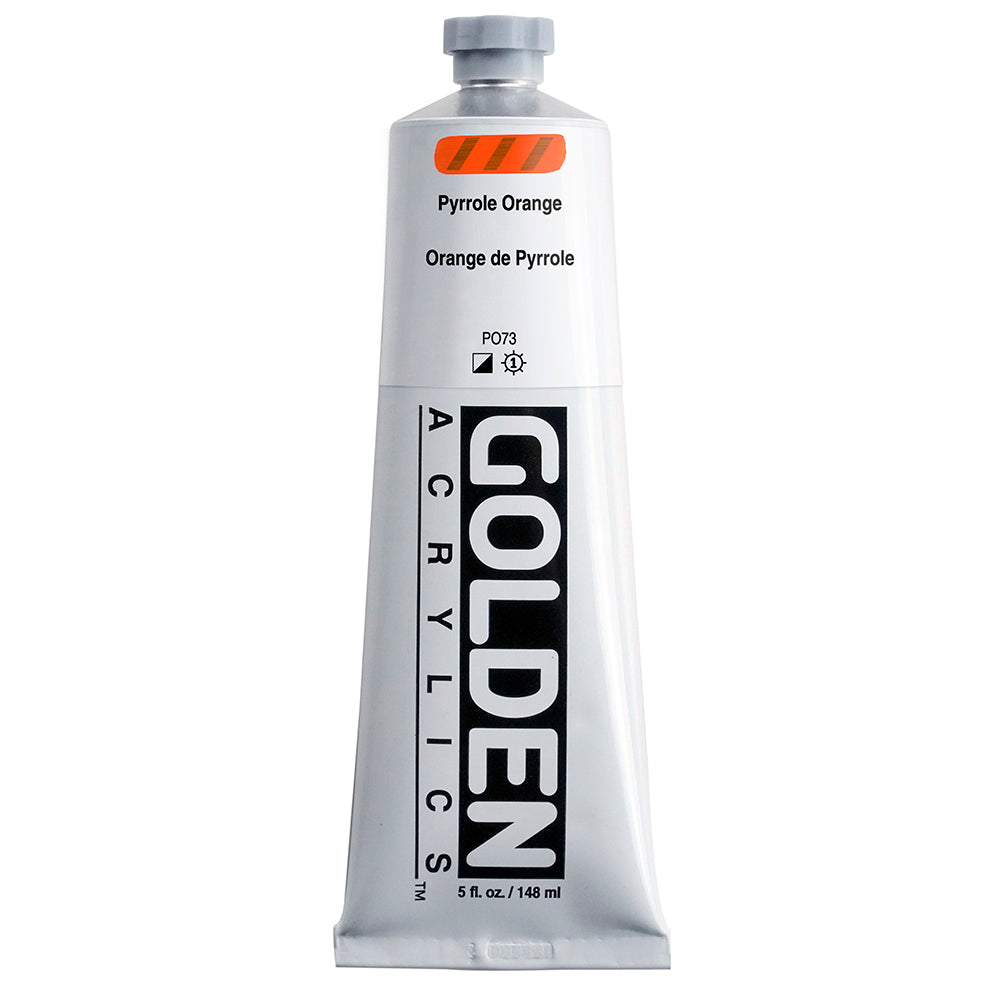 Golden Heavy Body Acrylic 148ml Pyrrole Orange